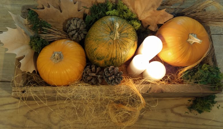 Como decorar una mesa de otoño